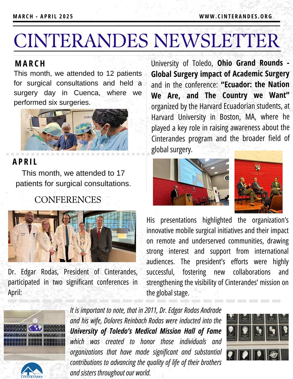 NEWS MARCH - APRIL 2025