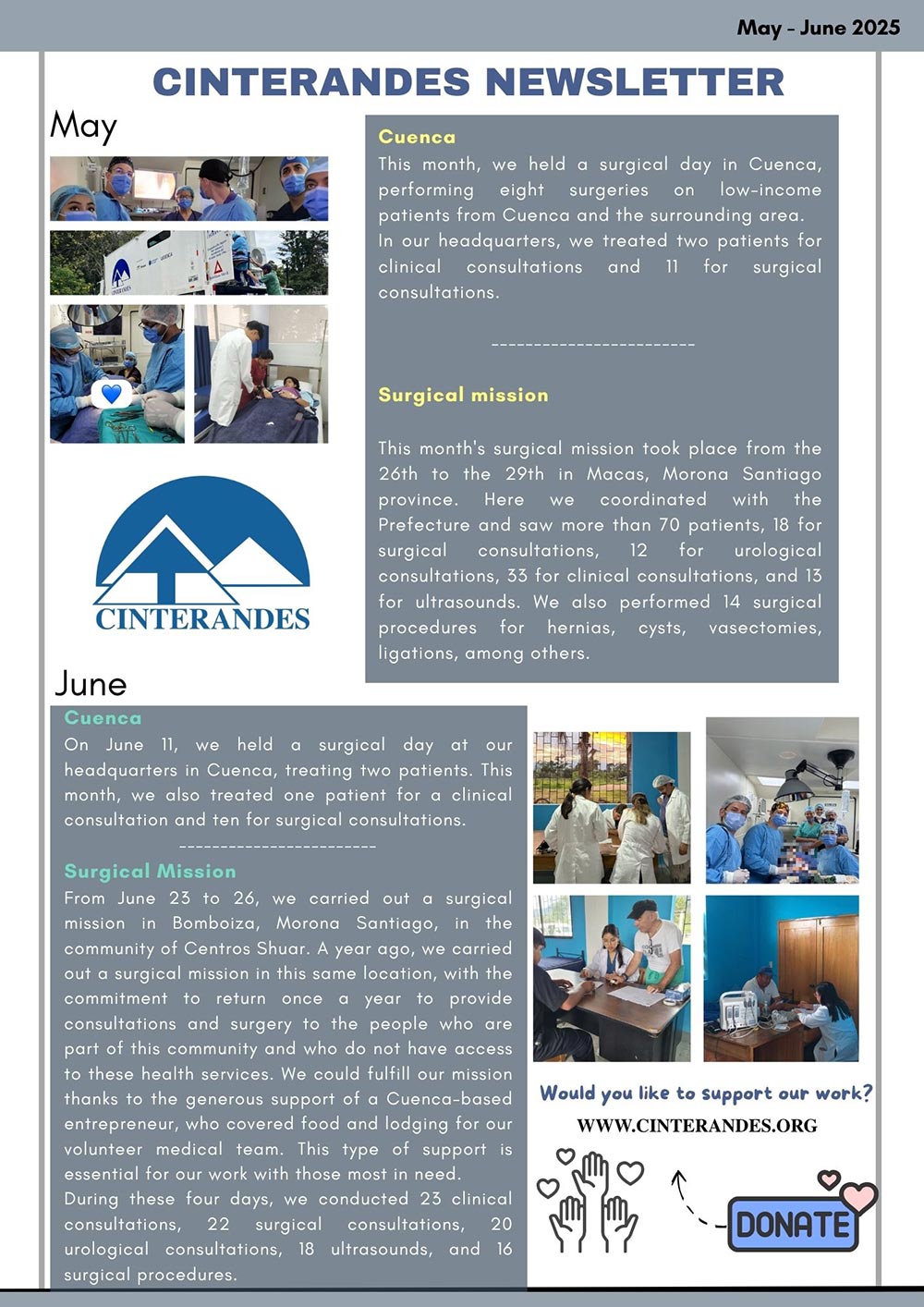 NEWS MAY - JUNE 2025