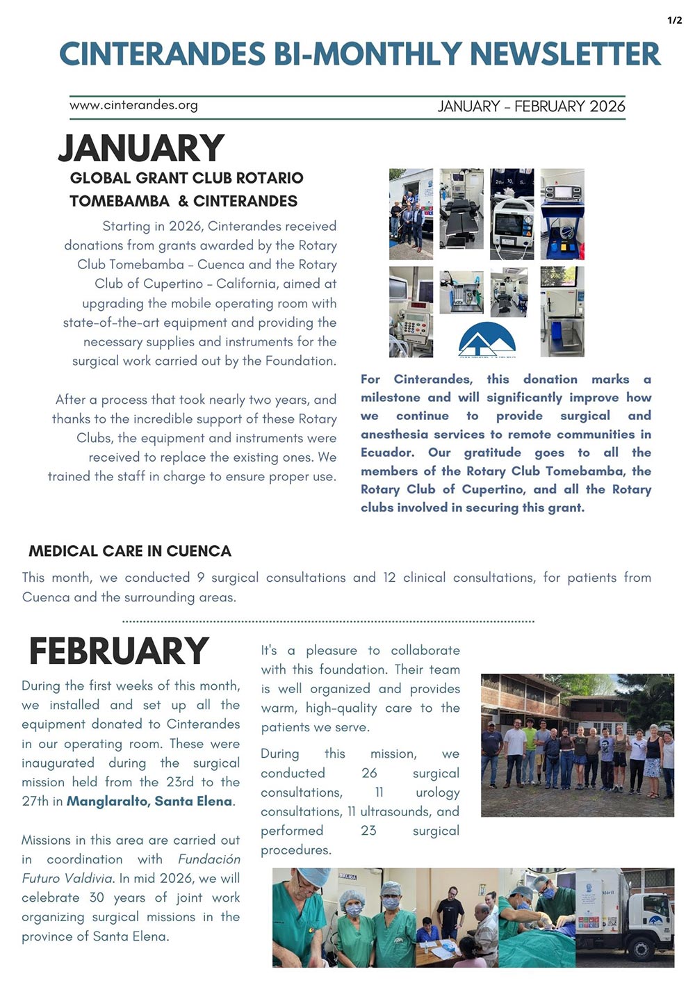 NEWS JANUARY FEBRUARY 2026 (1/2)