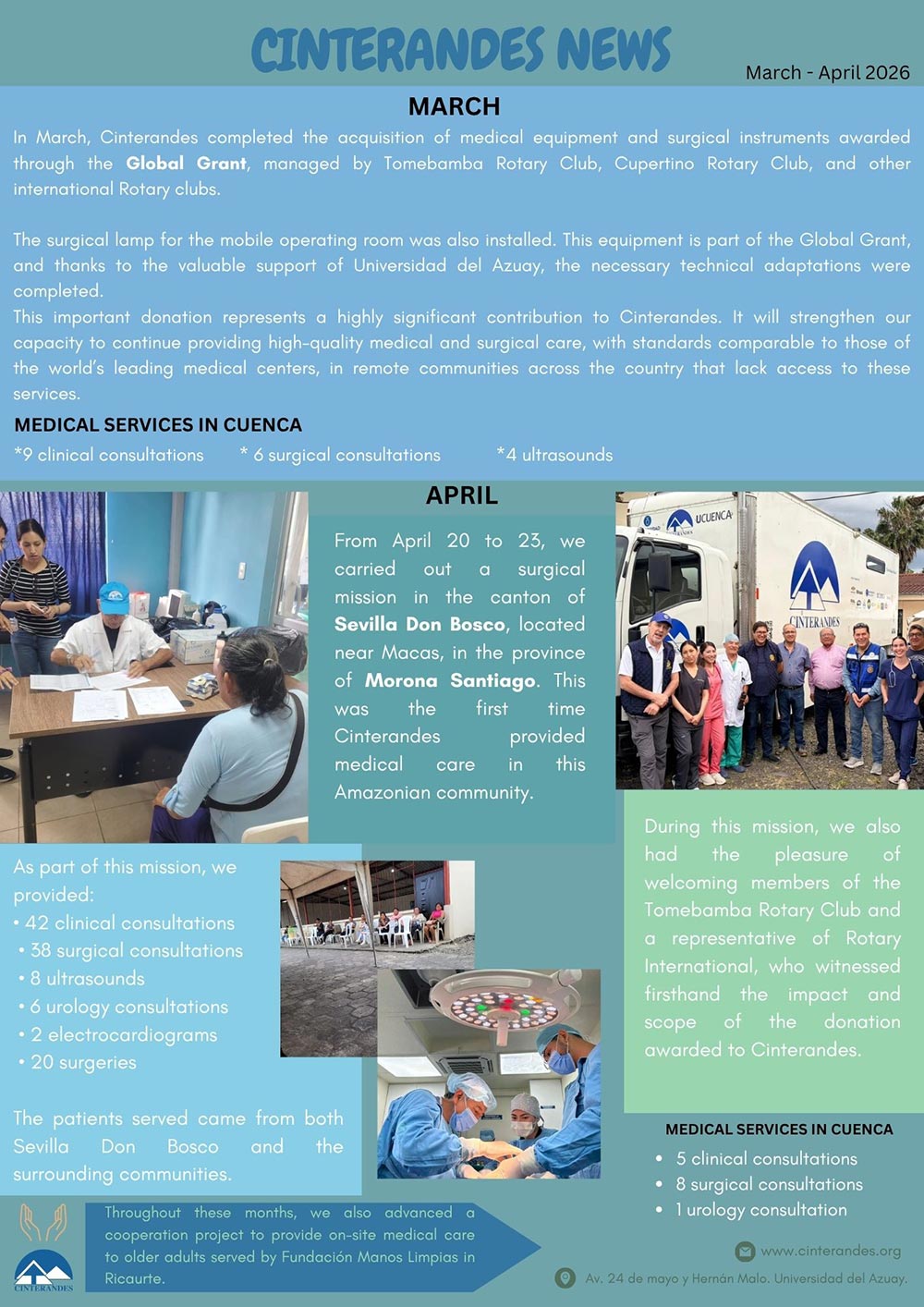 NEWS MARCH-APRIL 2026