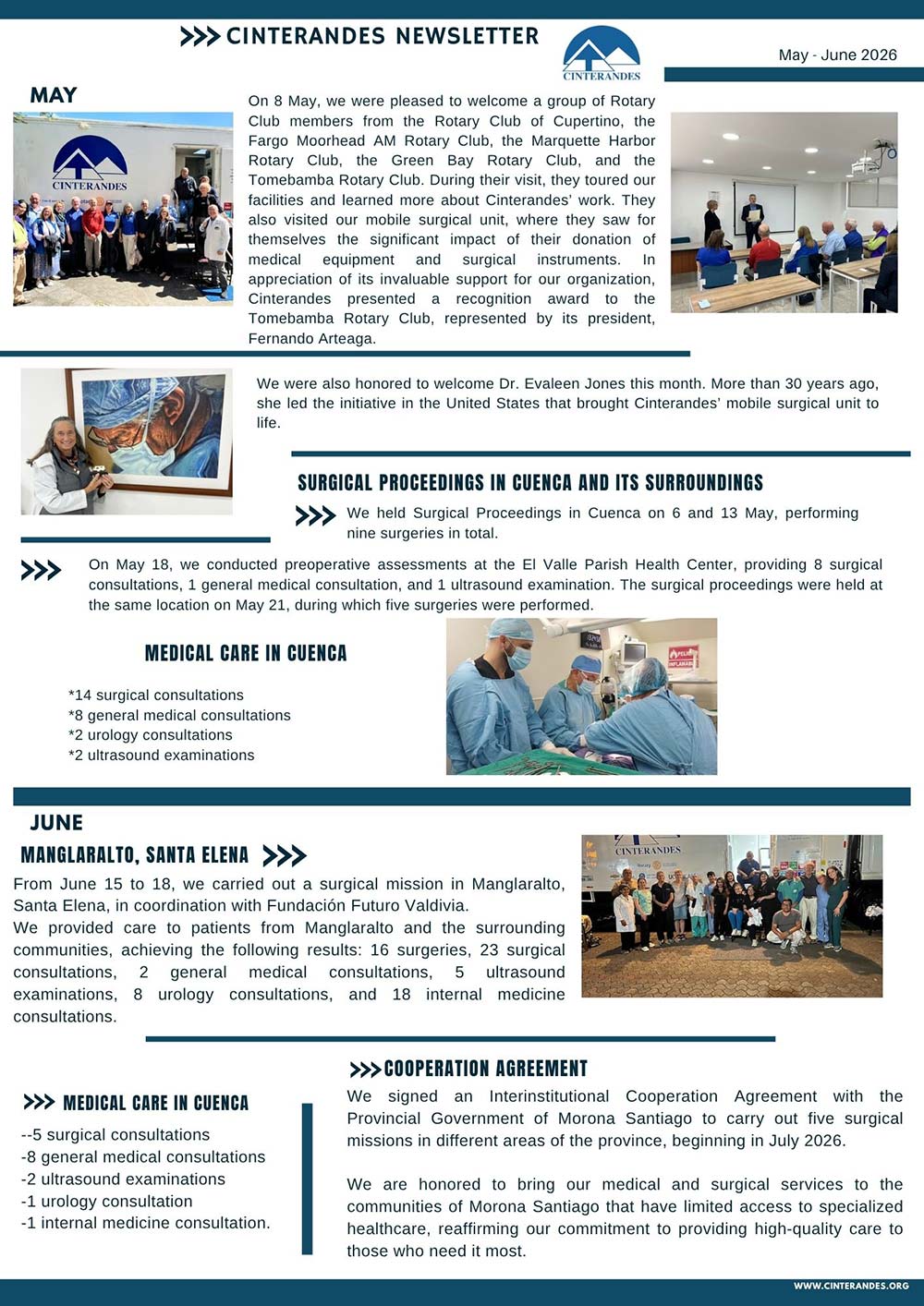 NEWSLETTER MAY - JUNE 2026